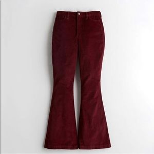 Hollister Ultra High-Rise Corduroy Flare Pants